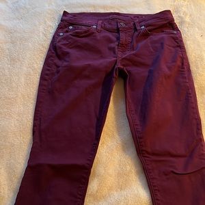 Purple 7 for Mankind Jeans